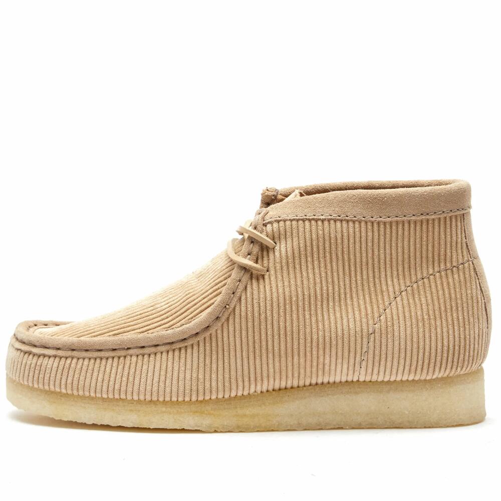 Clarks Originals Women's Mayde Wallabee Boot in Sand Cord Cover