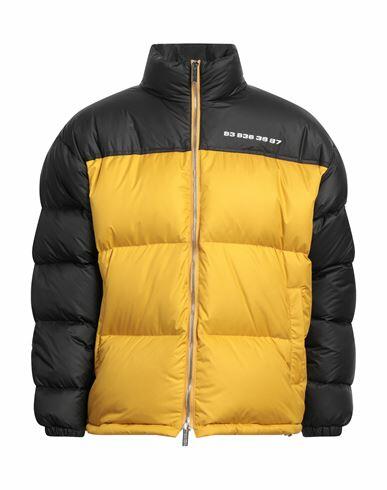 Vtmnts Man Puffer Yellow Polyester Cover