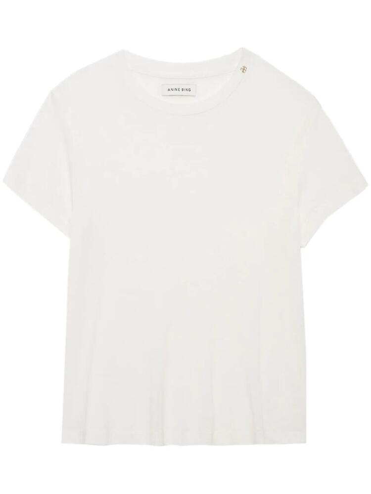 ANINE BING Amani round-neck T-shirt - Neutrals Cover