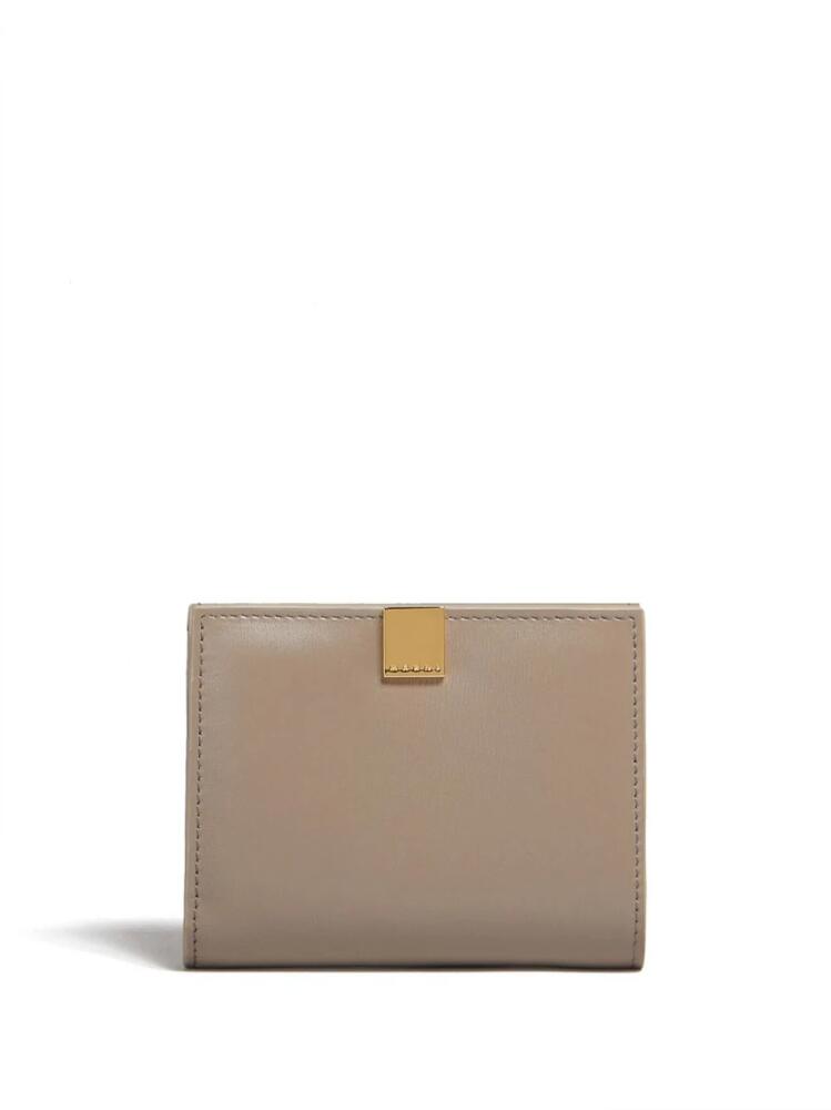 Marni debossed-logo tri-fold wallet - Neutrals Cover