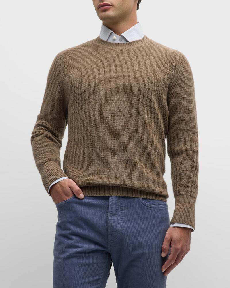 Sid Mashburn Men's Thermal Stitch Cashmere Sweater Cover