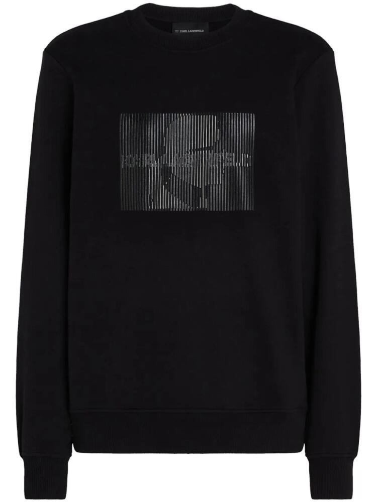 Karl Lagerfeld Optical Illusion sweatshirt - Black Cover