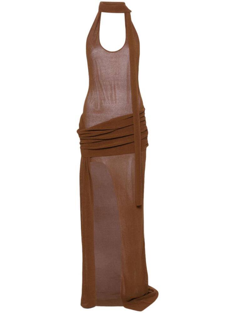 Aya Muse Alya maxi dress - Brown Cover