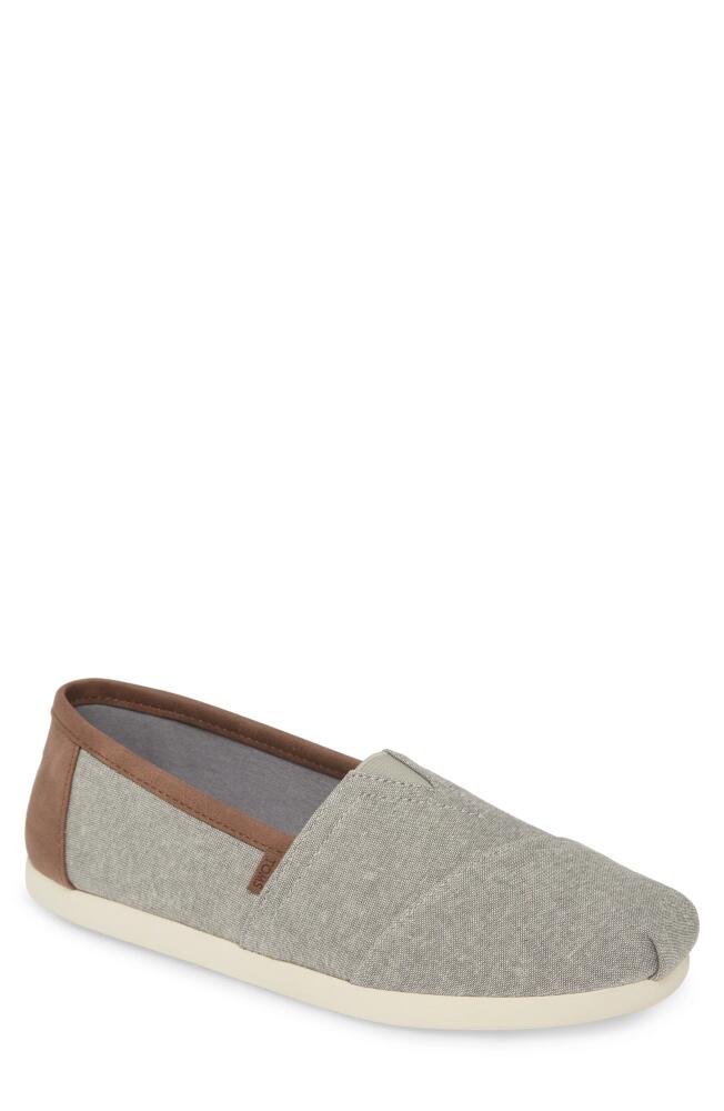 TOMS Alpargata Slip-On in Frost Grey Chambray Cover