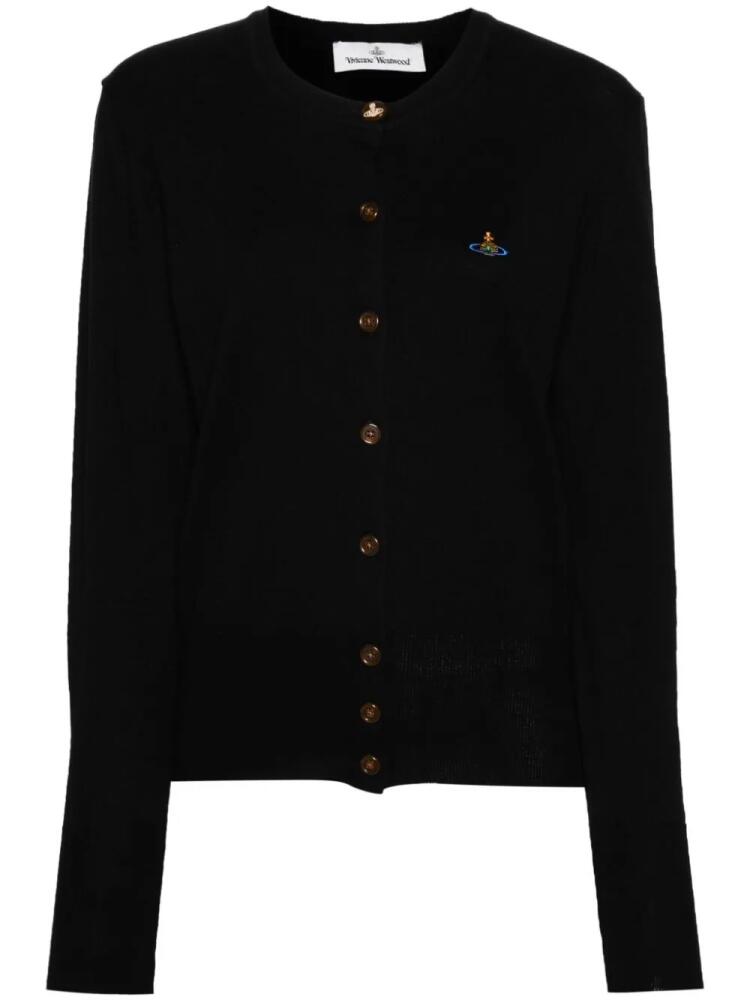 Vivienne Westwood Bea Orb-logo cardigan - Black Cover