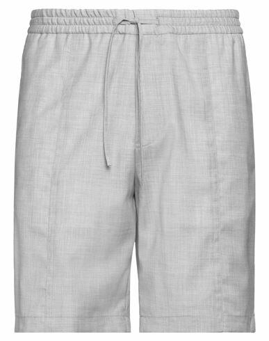 Emporio Armani Man Shorts & Bermuda Shorts Grey Virgin Wool Cover