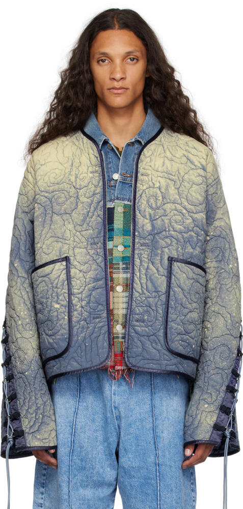 Acne Studios Blue Lacing Jacket Cover