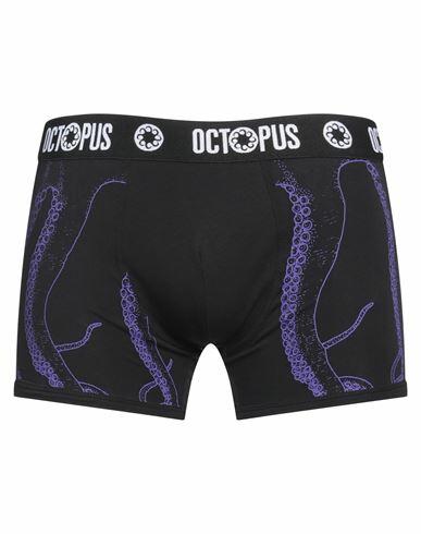 Octopus Man Boxer Purple Cotton, Elastane Cover