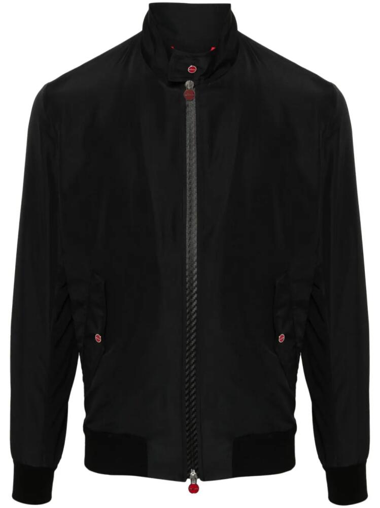 Kiton zip-up bomber jacket - Black Cover