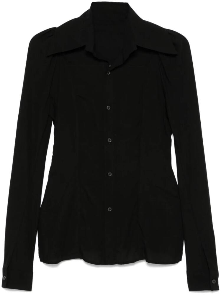 Yohji Yamamoto button-up blouse - Black Cover