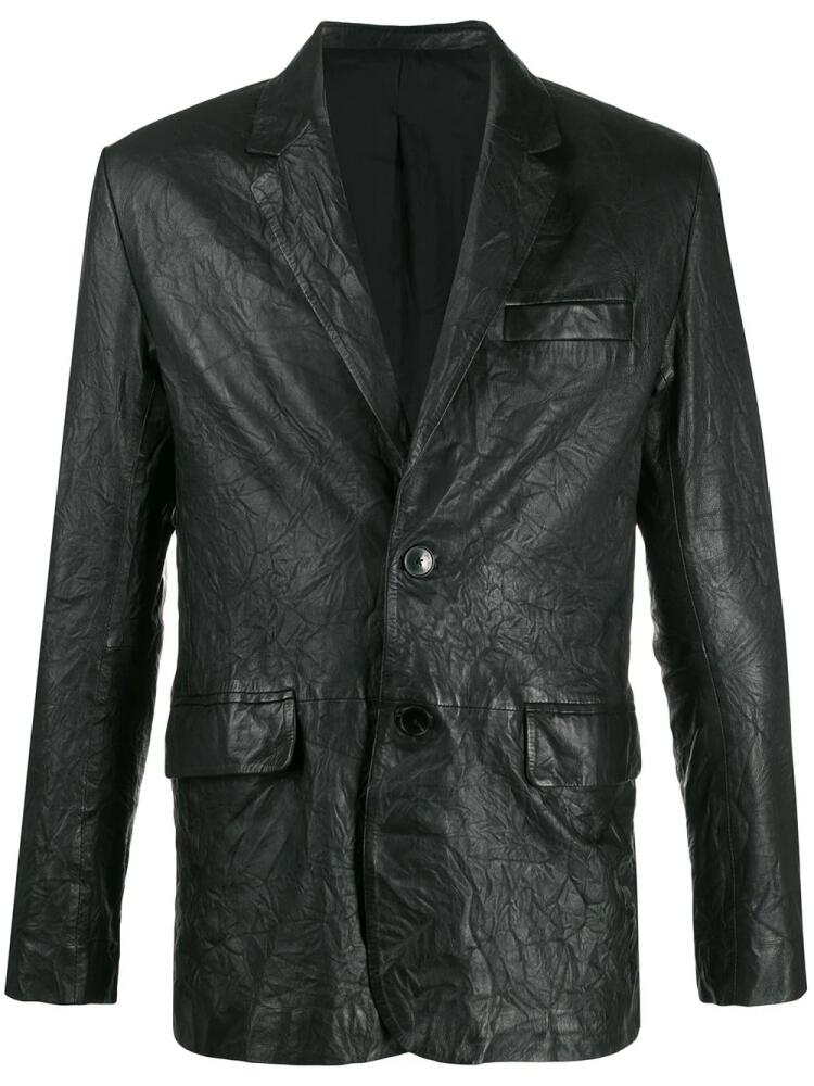 Zadig&Voltaire crinkle effect blazer - Black Cover