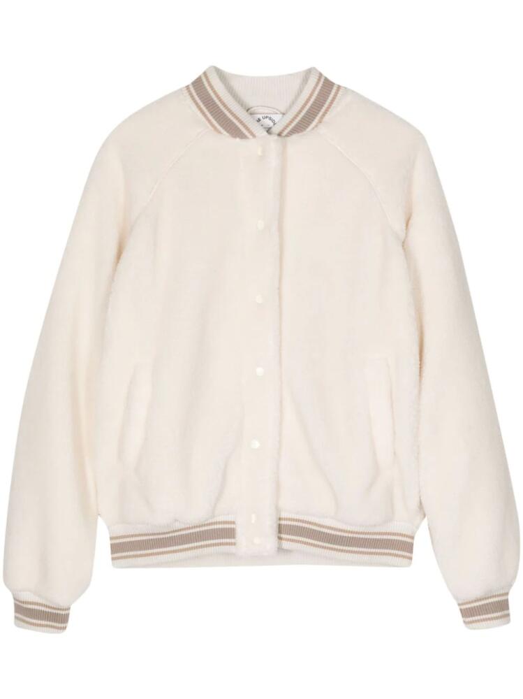 The Upside Banks cotton bomber jacket - White Cover