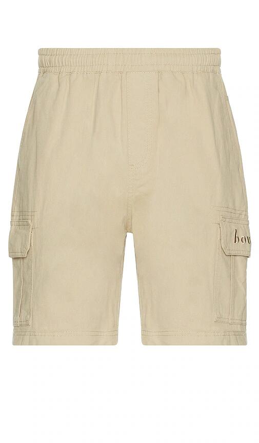 Bound Staten Cargo Short in Cream Cover