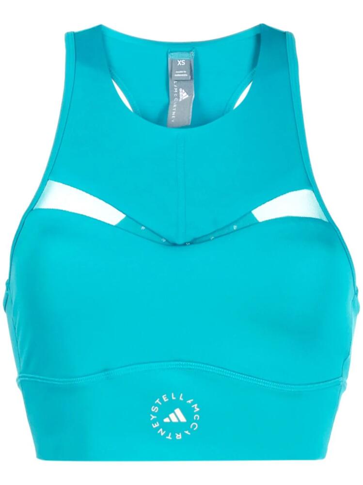 adidas by Stella McCartney Truepurpose training crop top - Blue Cover