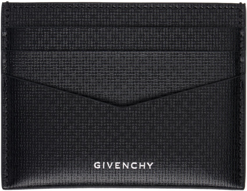 Givenchy Black Two Tone 4G Classic Card Holder Cover