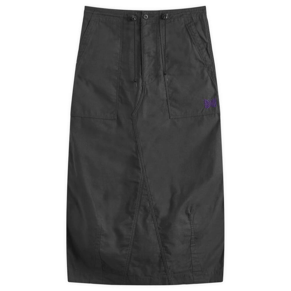 Needles Women's String Fatigue Skirt in Black Cover