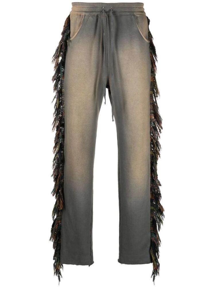 Alchemist fringed-trim track pants - Grey Cover