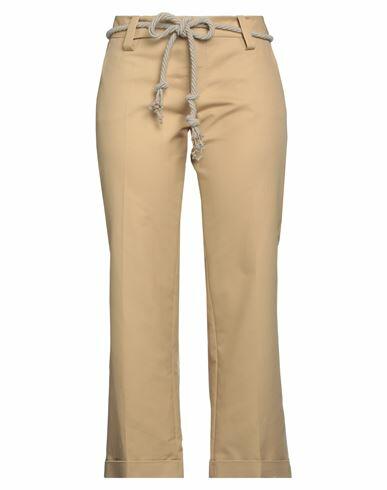 Jejia Woman Pants Beige Cotton Cover