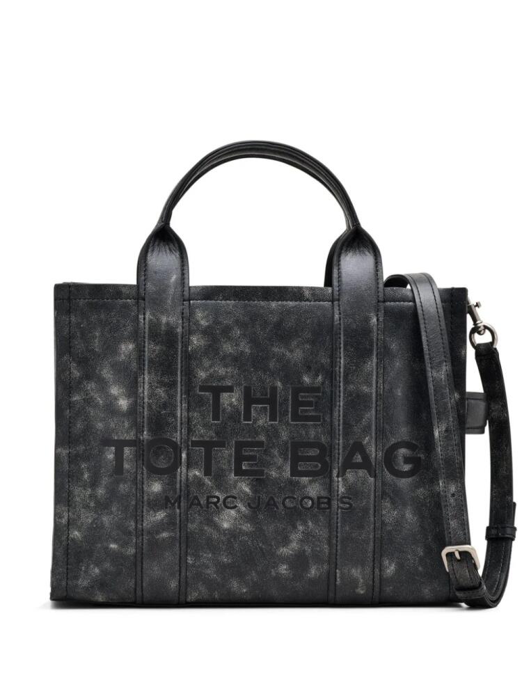 Marc Jacobs The Medium Distressed Leather Tote bag - Black Cover