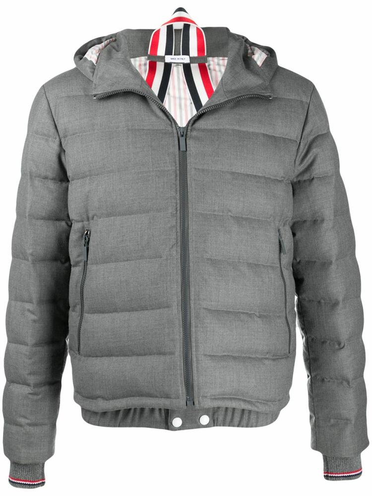 Thom Browne super 120s twill ski jacket - Grey Cover