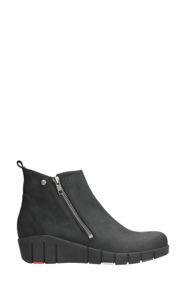 Wolky Phoenix Water Resistant Bootie in Black Quebec Nubuck Cover