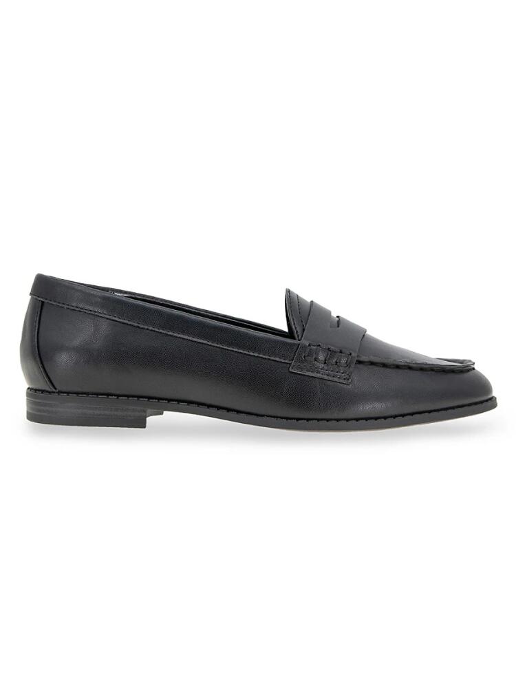 BCBGeneration Women's Unna Moc Toe Penny Loafers - Black Cover