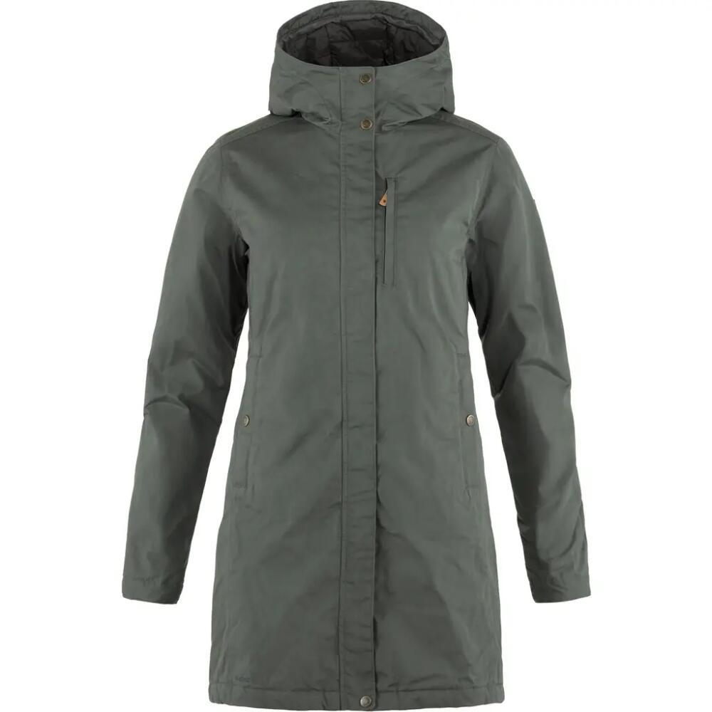 Fjällräven Kiruna Water Resistant Parka in Basalt Cover