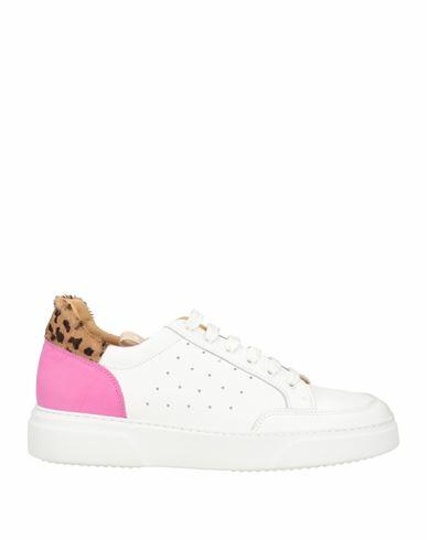 Lemaré Woman Sneakers White Leather Cover