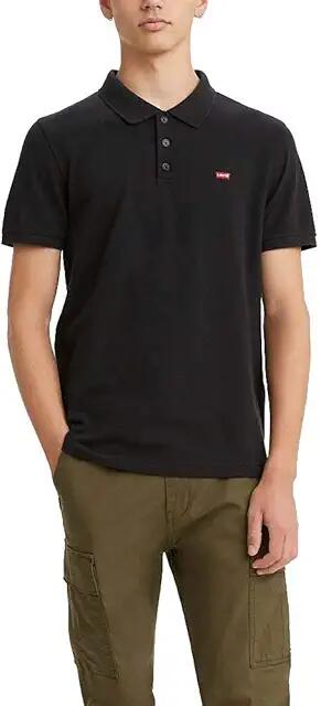 Levi's(r) Mens Housemark Polo (Mineral Black) Men's Short Sleeve Knit Cover