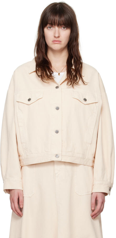 A.P.C. Off-White Cally Denim Jacket Cover