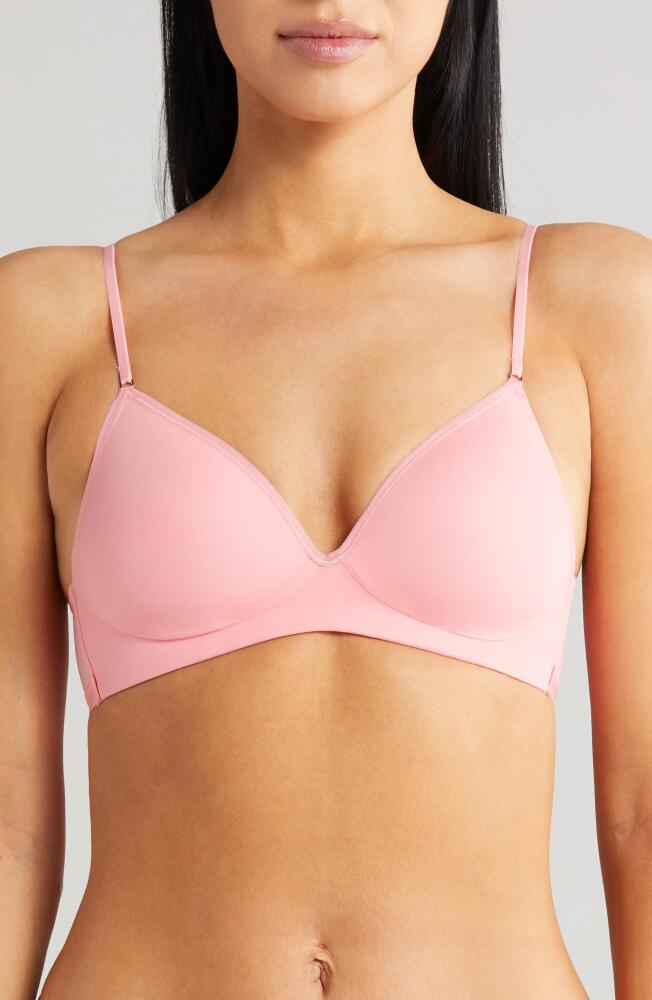 On Gossamer Next to Nothing Wireless Bra in Sunset Rose Cover