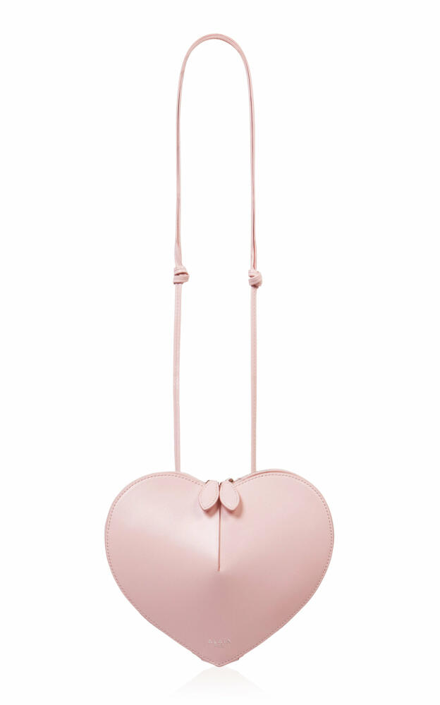 ALAA - Le Coeur Leather Crossbody Bag - Pink Cover