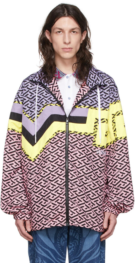 Versace Pink Greca Jacket Cover