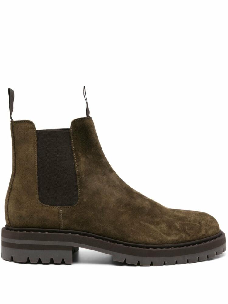 Common Projects suede Chelsea boots - Green Cover