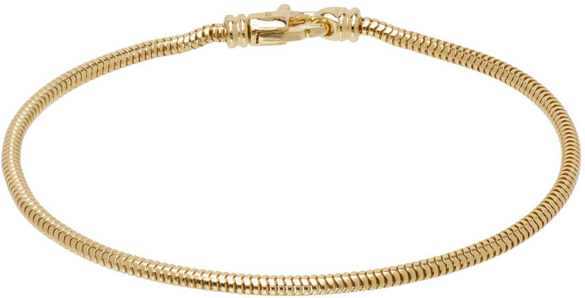 Tom Wood Gold Snake Slim Bracelet Cover