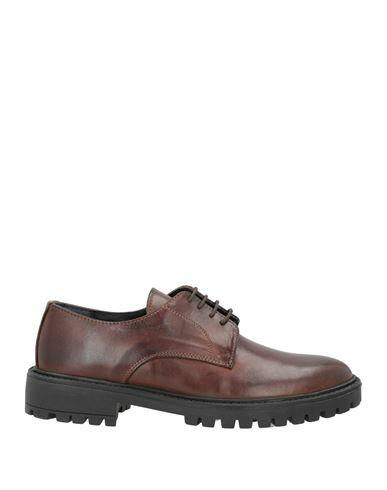 Cafènoir Man Lace-up shoes Cocoa Leather Cover