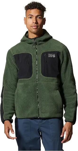 Mountain Hardwear Hicamp Fleece Hoodie (Surplus Green) Men's Clothing Cover