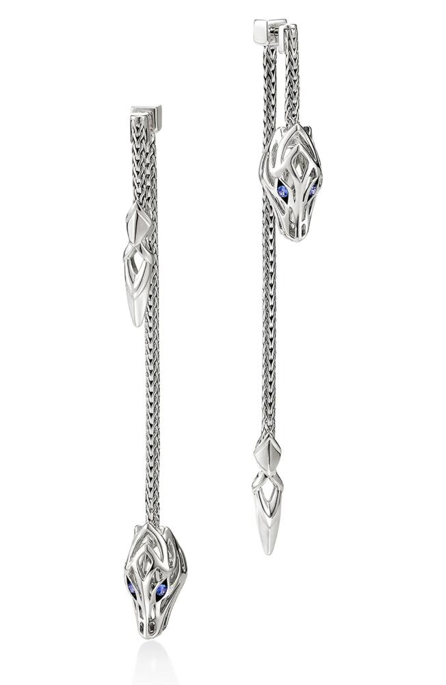 John Hardy Naga Drop Earrings in Silver Cover