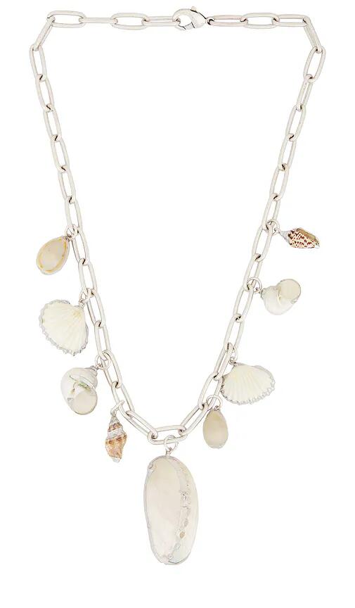 Child of Wild Aphrodite Shell Charm Necklace in Metallic Silver Cover