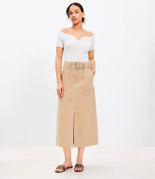 Loft Midi Utility Pocket Skirt Cover