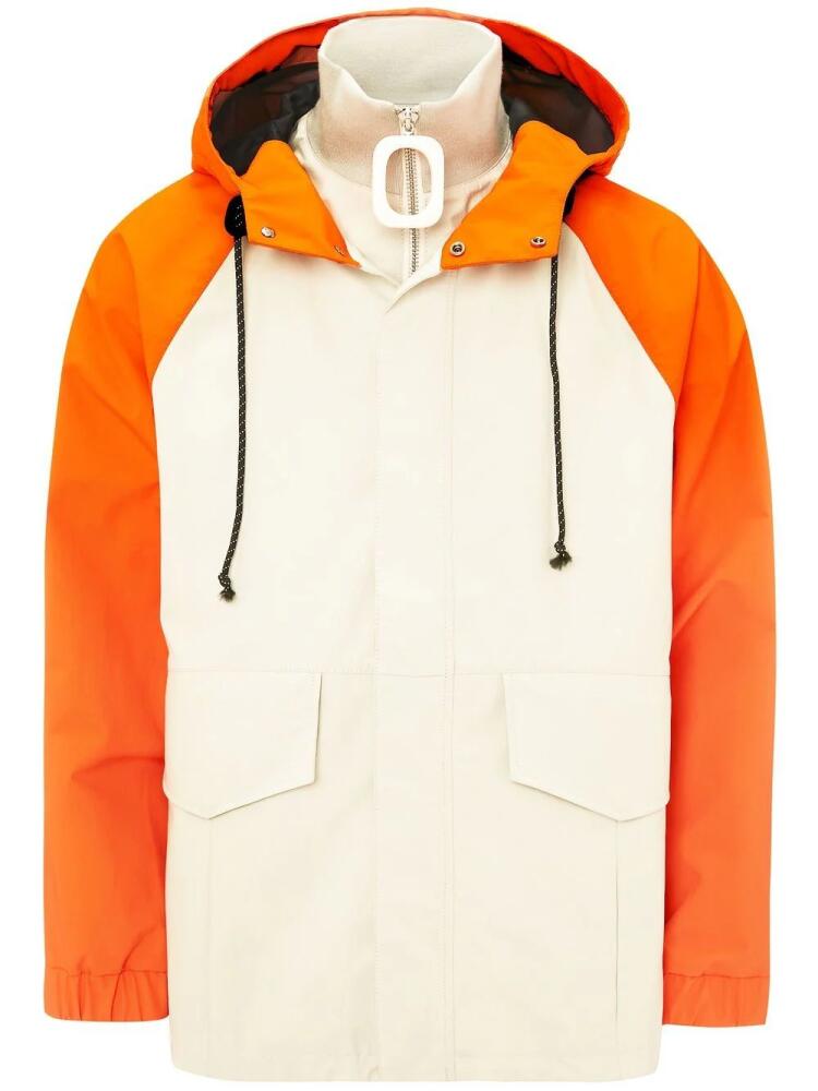 JW Anderson two-tone hooded jacket - Neutrals Cover