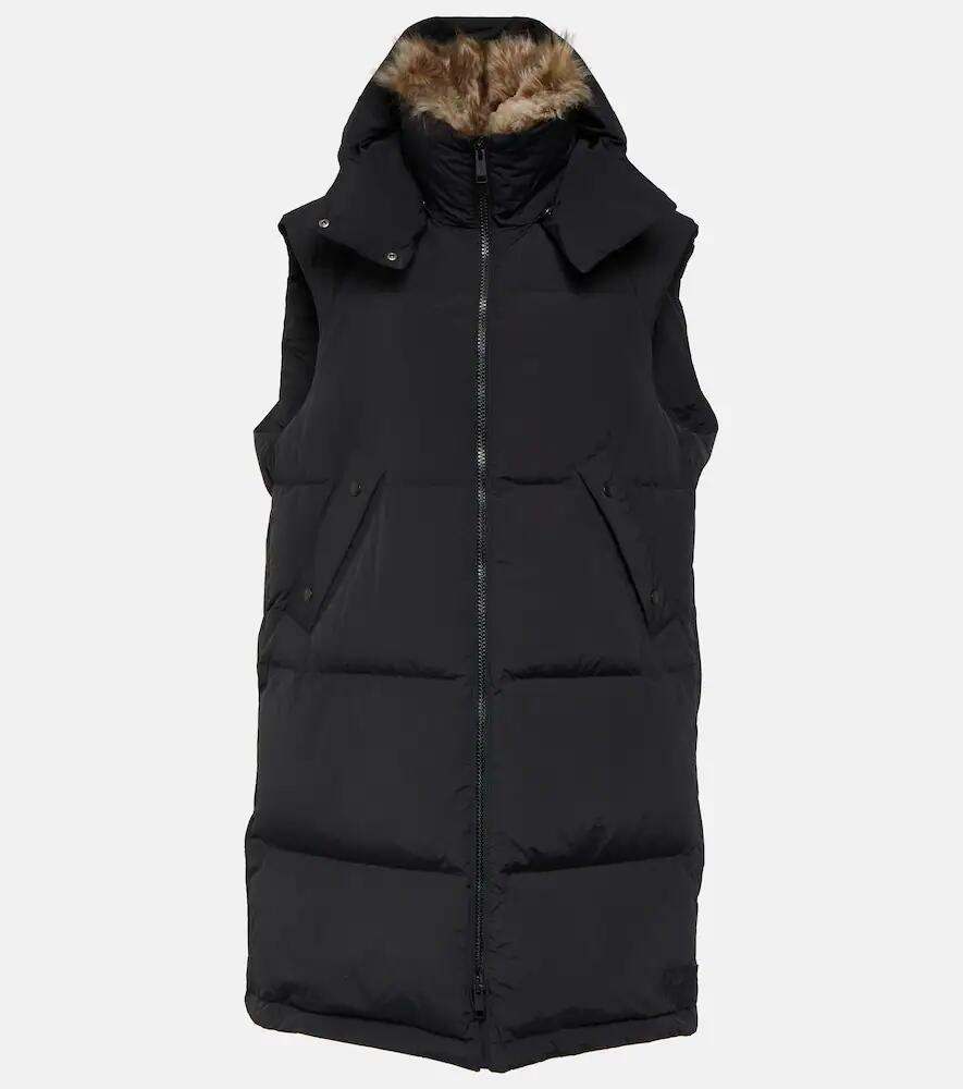 Yves Salomon Shearling-trimmed padded vest Cover