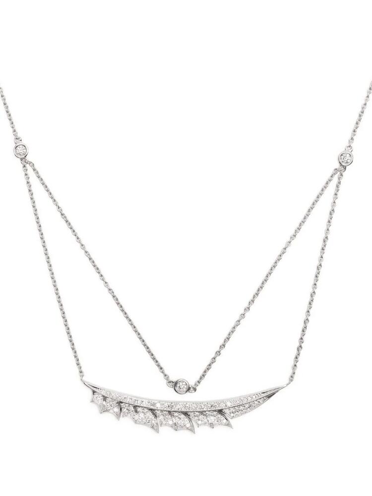 Stephen Webster 18kt white gold Magnipheasant multi-chain diamond necklace - Silver Cover