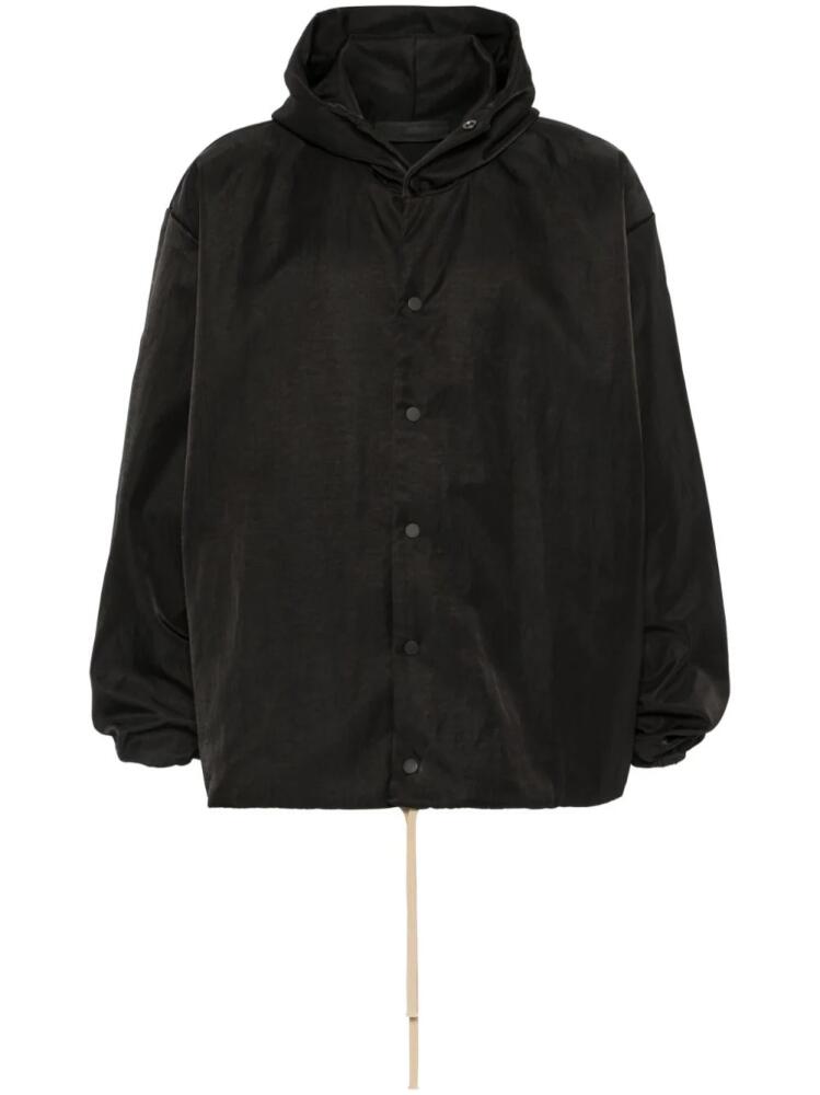 FEAR OF GOD ESSENTIALS embroidered-logo jacket - Black Cover