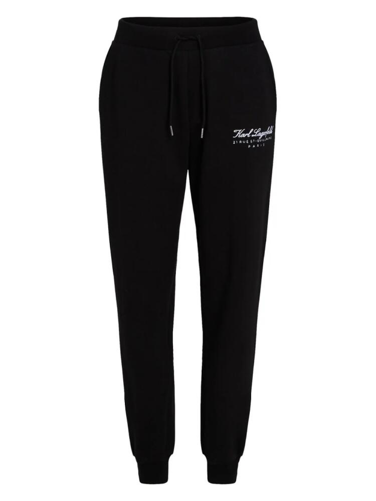 Karl Lagerfeld Hotel Karl track pants - Black Cover