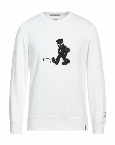 C. p. Company Man Sweatshirt White Cotton Cover