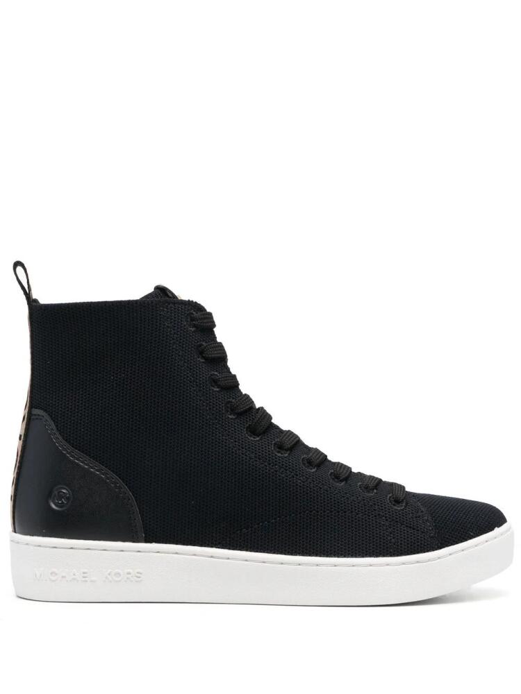 Michael Michael Kors Edie knit high-top sneakers - Black Cover