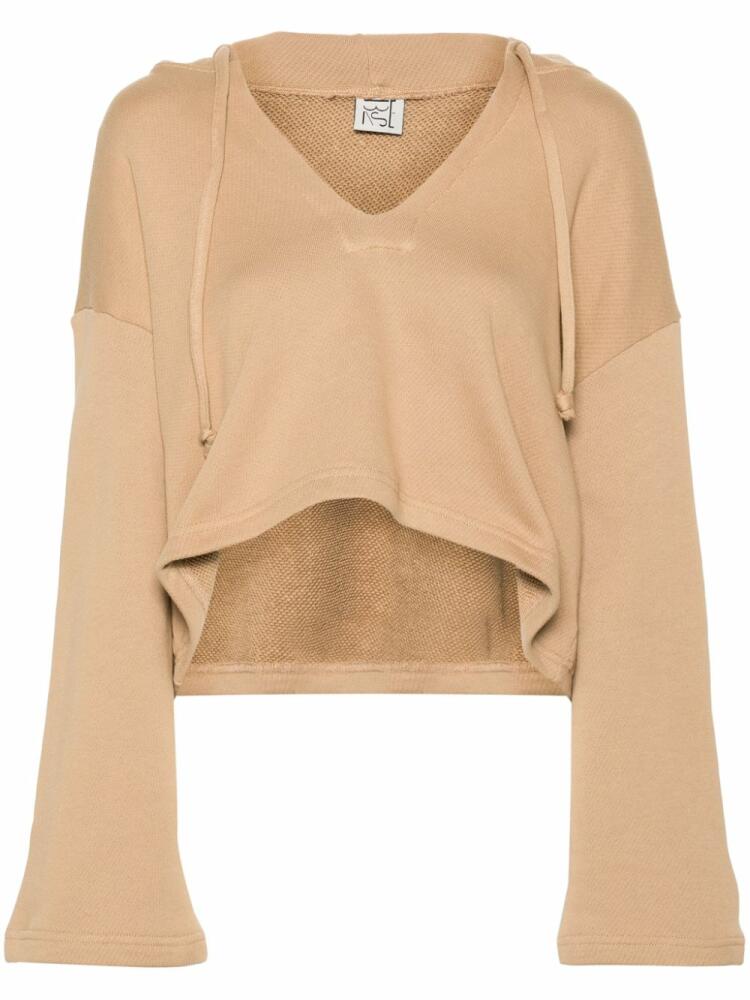 Baserange Ordu cropped hoodie - Neutrals Cover