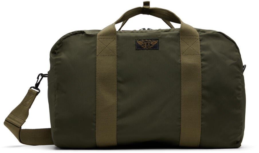 RRL Green Nylon Canvas Utility Duffle Bag Cover