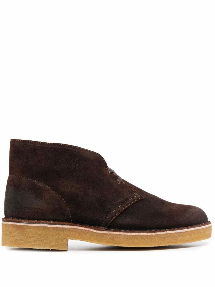 Clarks lace-up suede desert boots - Brown Cover